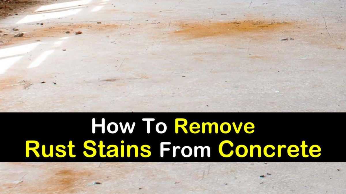 Efficiently Remove Rust Stains from Concrete with a Pressure Washer