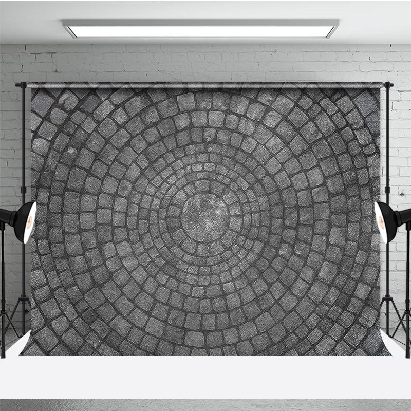 Aperturee Circular Cobblestone Floor Backdrop