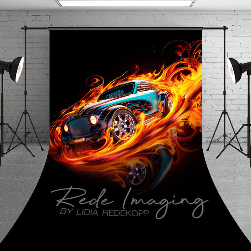 Aperturee Fiery Need For Speed Backdrop