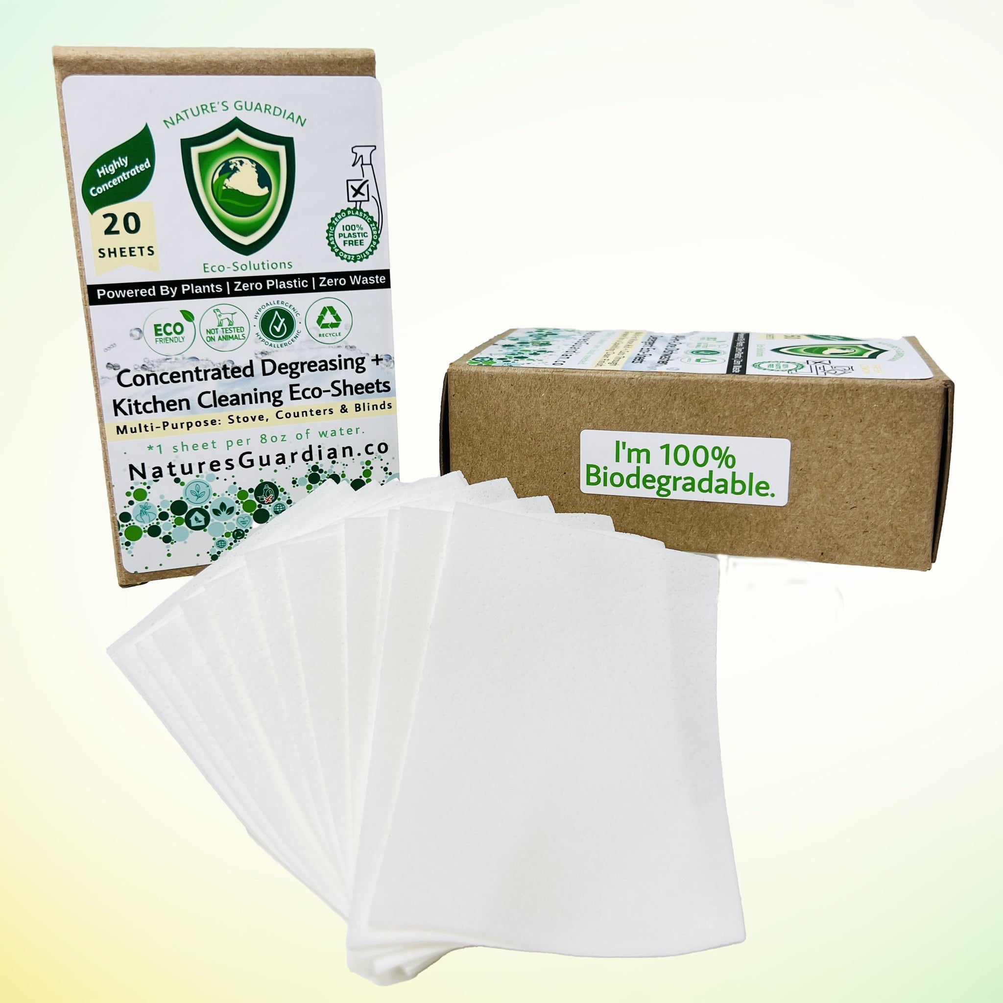Concentrated Multi-Purpose Cleaning Eco-Sheets