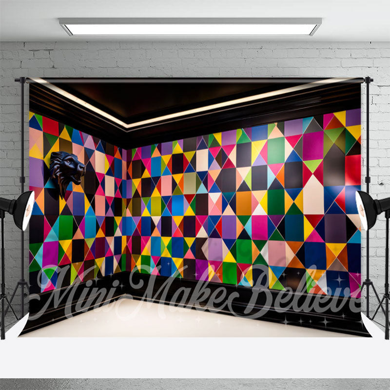 Harlequin Colorful Photo Backdrop for Celebrations