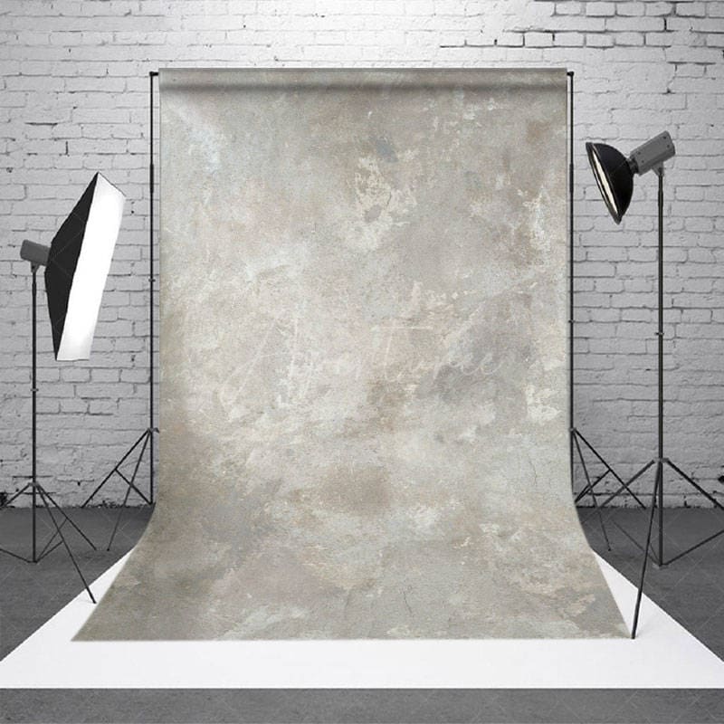 Light Grey Concrete Photography Backdrop